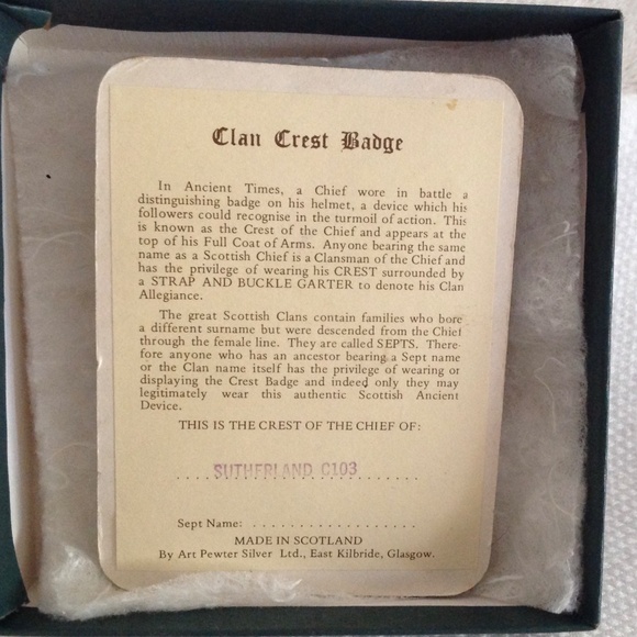 Pewter Men or Women's Kilt or Badge Pin - Picture 2 of 3